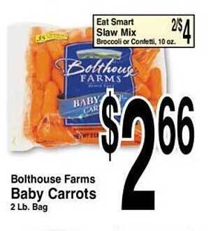 Super Saver Bolthouse Farms Baby Carrots offer