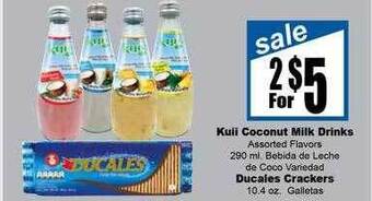 Rancho Markets Kuli Coconut Milk Drinks Ducales Crackers offer