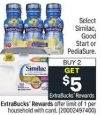 Menards Similac Good Start Or PediaSure offer