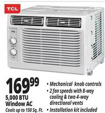 Ocean State Job Lot Tcl 5.000 Btu Window Ac offer