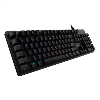 Walmart Logitech G512 CARBON LIGHTSYNC RGB Mechanical Gaming Keyboard with GX Brown switches and USB passthrough - Tactile offer