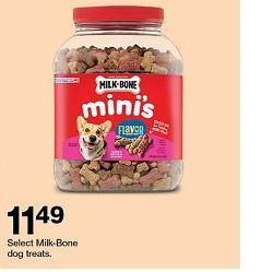 Target Milk-Bone Dog Treats offer