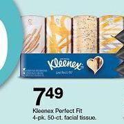 Target Kleenex facial tissue offer