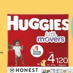 Target Huggies Little Movers 120-ct diapers offer
