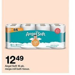 Target Angel Soft mega-roll bath tissue offer
