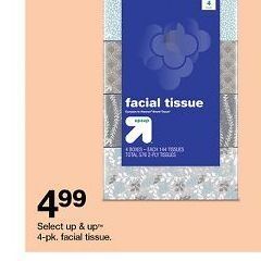 Target Facial Tissue offer