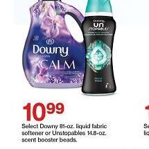 Target Downy liquid fabric softener offer