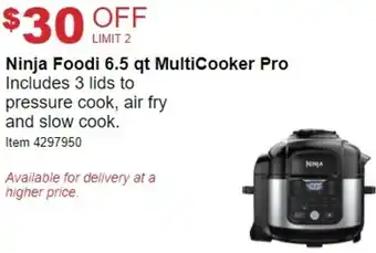 Costco Ninja Foodi 6.5 Qt MultiCooker Pro offer