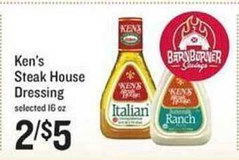 Lowes Foods Ken's Steak House Dressing offer