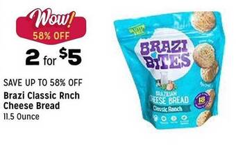 Grocery Outlet Brazi Classic Rnch Cheese Bread offer