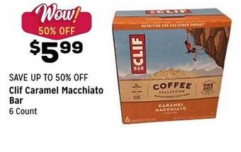 Grocery Outlet Clif Caramel Macchiato Bar offer