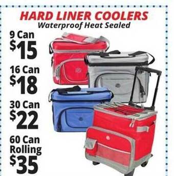 Ocean State Job Lot Hard Liner Coolers offer
