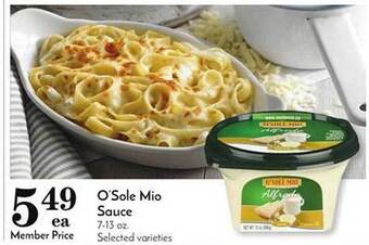 Pavilions O'sole Mio Sauce offer
