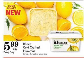 Pavilions Ithaca Cold Crafted Hummus offer