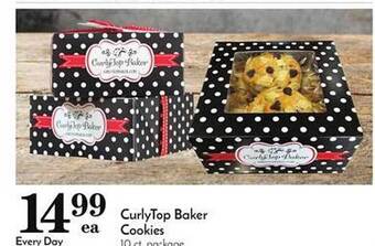 Pavilions Curlytop Baker Cookies offer