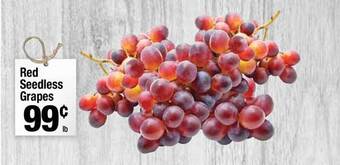 Super King Markets Red Seedless Grapes offer