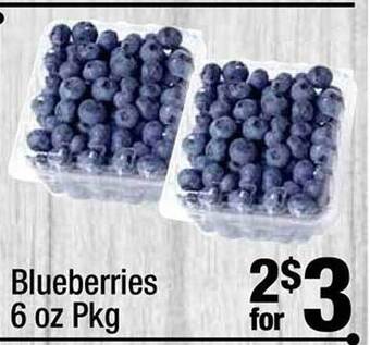 Super King Markets Blueberries 6 Oz offer