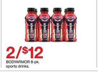 Target Bodyarmor 8-pk Sports Drinks offer