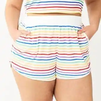 Kohl's Juniors' plus size so® pride dolphin shorts offer
