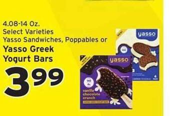 Hannaford Yasso Greek Yogurt Bars offer
