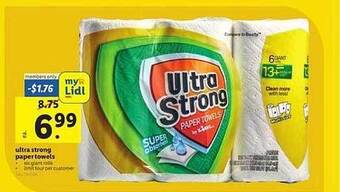 Lidl Ultra Strong Paper Towels offer