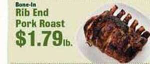 Robert Fresh Market Rib End Pork Roast offer