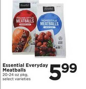 SHOPPERS Essential Everyday Meatballs offer