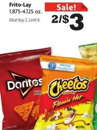 Food 4 Less Frito-Lay 1.875-4.125 Oz. offer