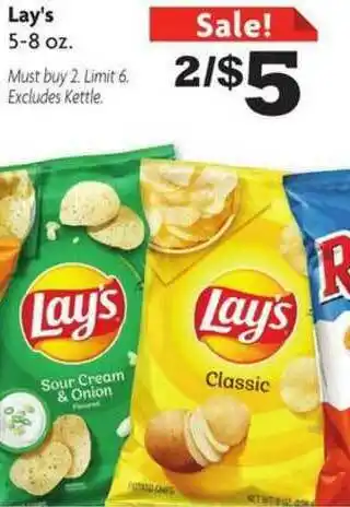 Food 4 Less Lay's 5-8 Oz. offer
