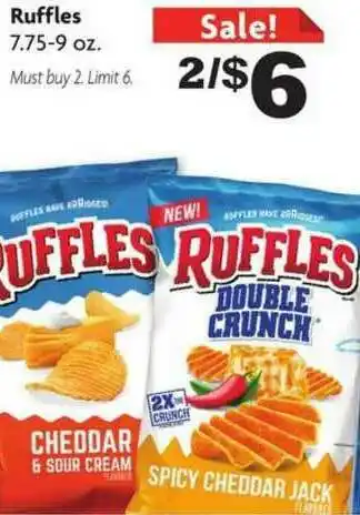Food 4 Less Ruffles 7.75-9 Oz. offer
