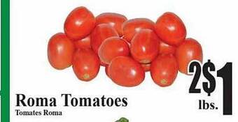Baja Ranch Roma Tomatoes offer