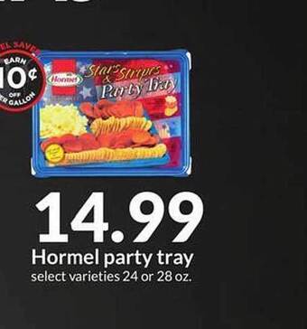 Hy-Vee Hormel Party Tray offer