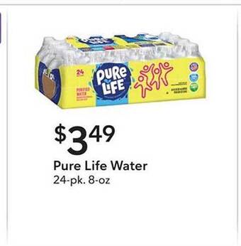Publix Pure Life Water offer