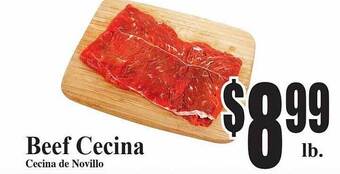 Baja Ranch Beef Cecina offer