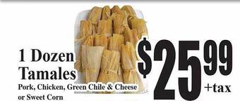 Baja Ranch 1 Dozen Tamales offer