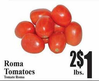 Baja Ranch Roma Tomatoes offer