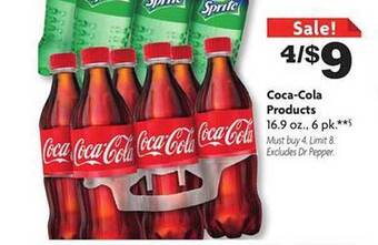 Family Dollar Cocacola Products offer