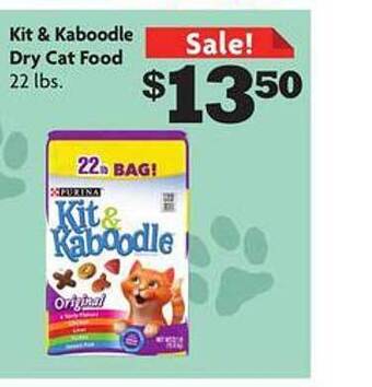 Family Dollar Kit & Kaboodle Dry Cat Food offer