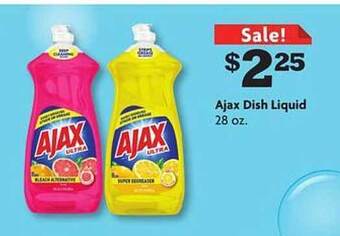 Family Dollar Ajax Dish Liquid offer