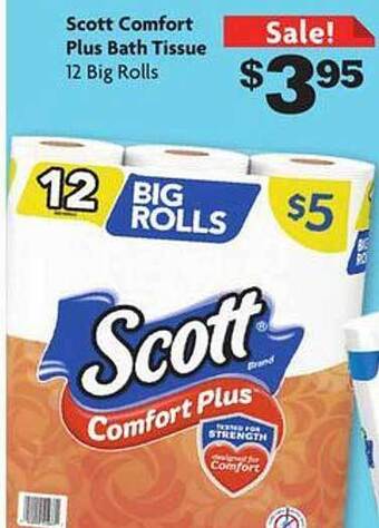 Family Dollar Scott Comfort Plus Bath Tissue offer