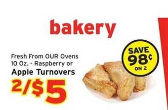 Hannaford Apple Turnovers offer