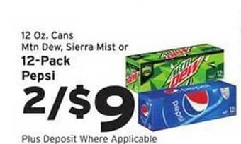Hannaford 12-pack Pepsi offer