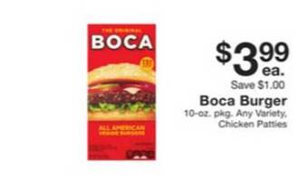 Fairway Store Market Boca Burger offer