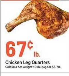 Foodarama Chicken Leg Quarters offer