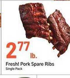 Foodarama Fresh! Pork Spare Ribs offer