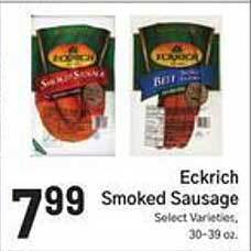 Foodarama Eckrich Smoked Sausage offer