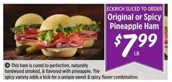 Rouses Original Or Spicy Pineaaple Ham offer