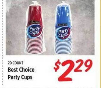 Rouses Best Choice Party Cups offer