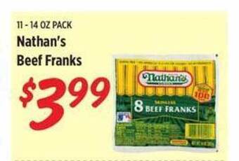 Rouses Nathan's Beef Franks offer