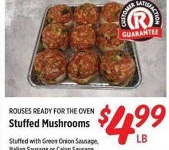 Rouses Stuffed Mushrooms offer